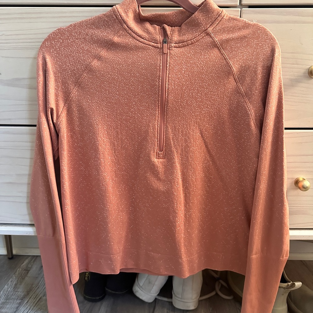 Lulu lemon quarter zip crop